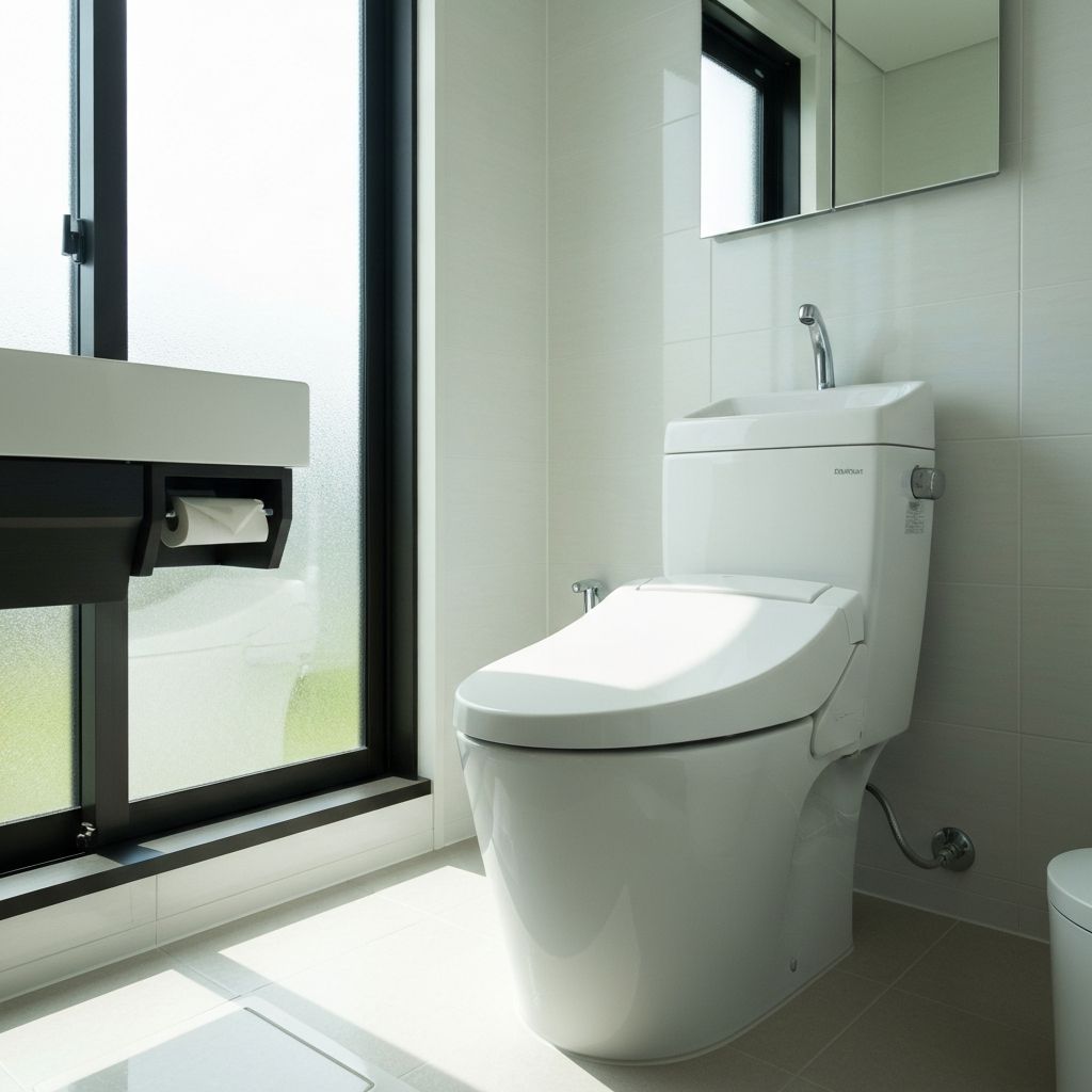 輝くトイレのイメージ