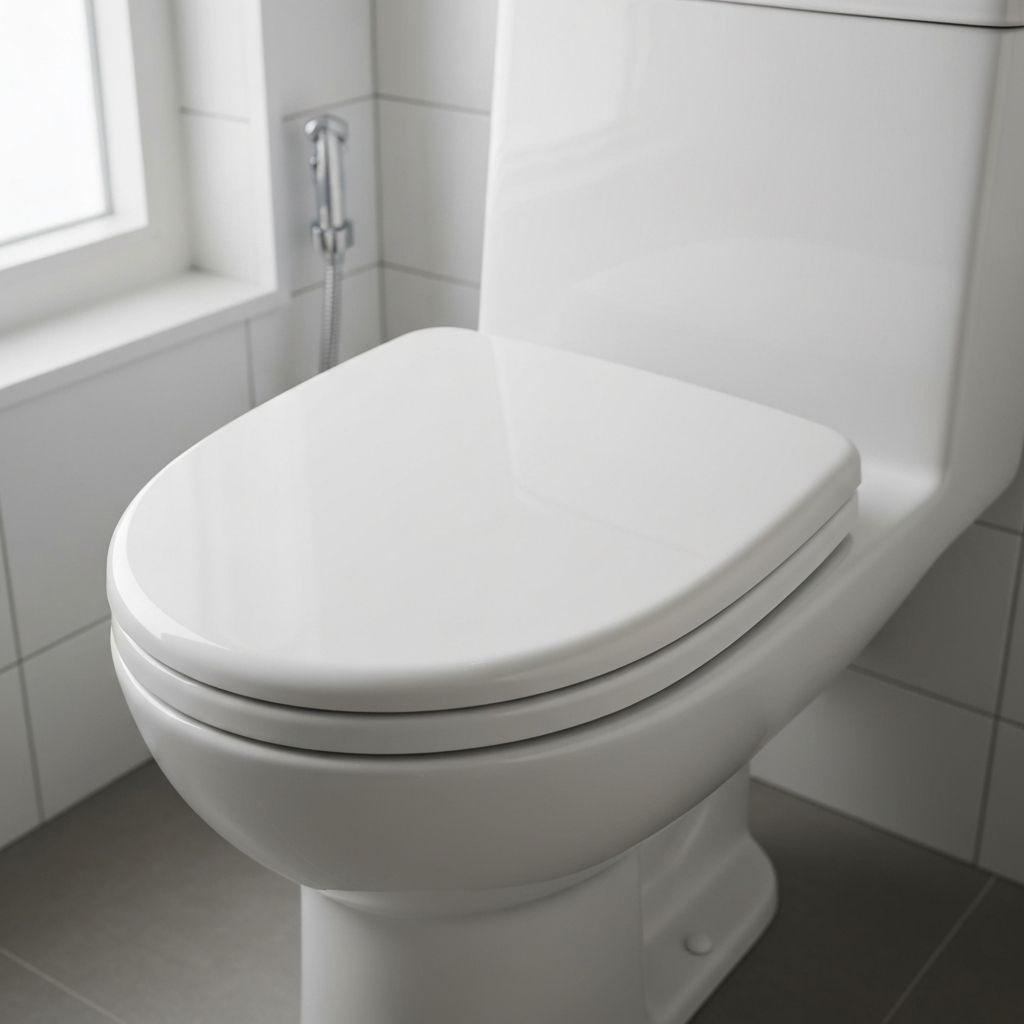 洗浄後の便器のフチ